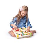 Jucarie din lemn - Labirint cu bile - imagine 3