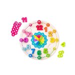 Jucarie din lemn - Ceas didactic cu matematica - imagine 4