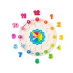 Jucarie din lemn - Ceas didactic cu matematica - imagine 3