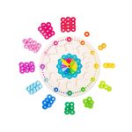 Jucarie din lemn - Ceas didactic cu matematica - imagine 2