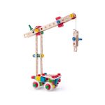 Jucarie din lemn - Set de constructie la galeata (144 piese) - imagine 4