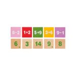 Jucarie din lemn - Invatam matematica, adunare si scadere - imagine 2