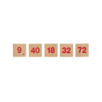 Jucarie din lemn - Invatam matematica, inmultire si impartire - imagine 4
