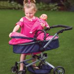 Carucior pentru papusi  multifunctional - Pisici Chichi, 2 in 1 - imagine 6