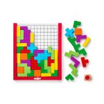 Puzzle din lemn - Joc cu forme si zar - imagine 2