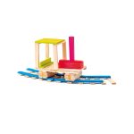 Jucarie din lemn - Caramizi colorate Emma (200 piese) - imagine 4