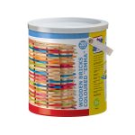 Jucarie din lemn - Caramizi colorate Emma (200 piese) - imagine 6