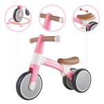 Jucarie - Bicicleta de echilibru, roz deschis - imagine 2
