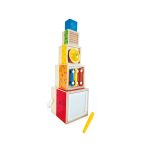 Jucarie din lemn de stivuit - Set muzica cu 6 piese - imagine 5