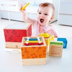 Jucarie din lemn de stivuit - Set muzica cu 6 piese - imagine 3