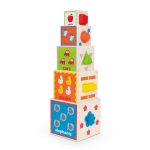 Jucarie din lemn - Piramida de stiviut creativa - imagine 2