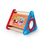 Jucarie din lemn interactiva - Triunghi cu activitati - imagine 4
