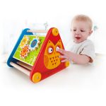 Jucarie din lemn interactiva - Triunghi cu activitati - imagine 3