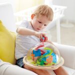 Jucarie din lemn - Labirint magnetic 3D - imagine 2