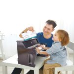 Jucarie din lemn - Pian negru - invat sa cant cu lumini - imagine 4
