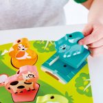 Puzzle din lemn cu sunete - Ferma - imagine 3