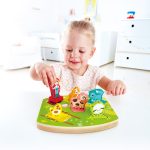 Puzzle din lemn cu sunete - Ferma - imagine 4