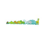 Puzzle din lemn pentru copii cu litere si animale salbatice - imagine 4