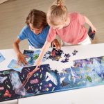Puzzle pentru copii fotoluminescent Viata acvatica (200 piese, 1.5m) - imagine 3