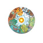 Puzzle copii cu anotimpurile, lumini led  (17 piese) - imagine 2