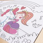 Puzzle din lemn 2 in 1 - Unicorn (26 piese), cu fata dubla si activitate colorare - imagine 5