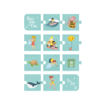 Puzzle pentru copii Prietenii Oceanului (3 in 1) si joc storytelling - imagine 6