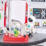 Jucarie din lemn - Statie spatiala - imagine 5