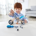 Jucarie din lemn - Set de constructie motociclete - imagine 3
