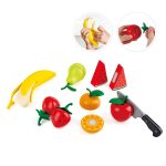 Jucarie din lemn - Fructe sanatoase de taiat (9 piese) - imagine 2