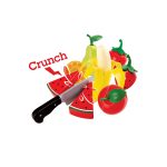 Jucarie din lemn - Fructe sanatoase de taiat (9 piese) - imagine 6