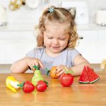Jucarie din lemn - Fructe sanatoase de taiat (9 piese) - imagine 3