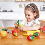Jucarie din lemn - Fructe sanatoase de taiat (9 piese) - imagine 4