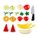 Jucarie din lemn - Fructe sanatoase de taiat (9 piese) - imagine 5