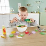 Jucarie din lemn - Set salata (39 piese) - imagine 4