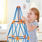 Jucarie din bambus Flexistix - Kit cu mai multe turnuri (132 piese) - imagine 2