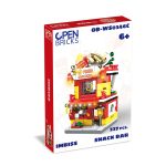 Set de constructie - Fast-food de jucarie (227 piese)
