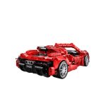 Masina sport rosie tip lego tehnic de constructie (482 piese) - imagine 3