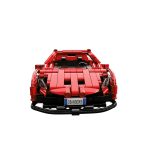 Masina sport rosie tip lego tehnic de constructie (482 piese) - imagine 4