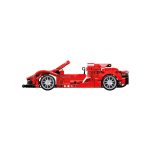 Masina sport rosie tip lego tehnic de constructie (482 piese) - imagine 7