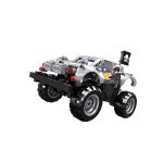 Monster truck argintiu tip lego tehnic de constructie (232 piese) - imagine 6