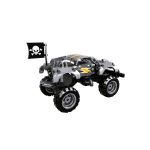 Monster truck argintiu tip lego tehnic de constructie (232 piese) - imagine 4