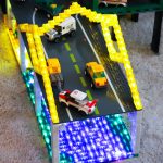 Jucarie - Set constructie copii cu lumini si sunete Stax - Camion tractare - imagine 5