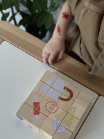 Puzzle din lemn cuburi - Poveste 3 x 3 - imagine 6