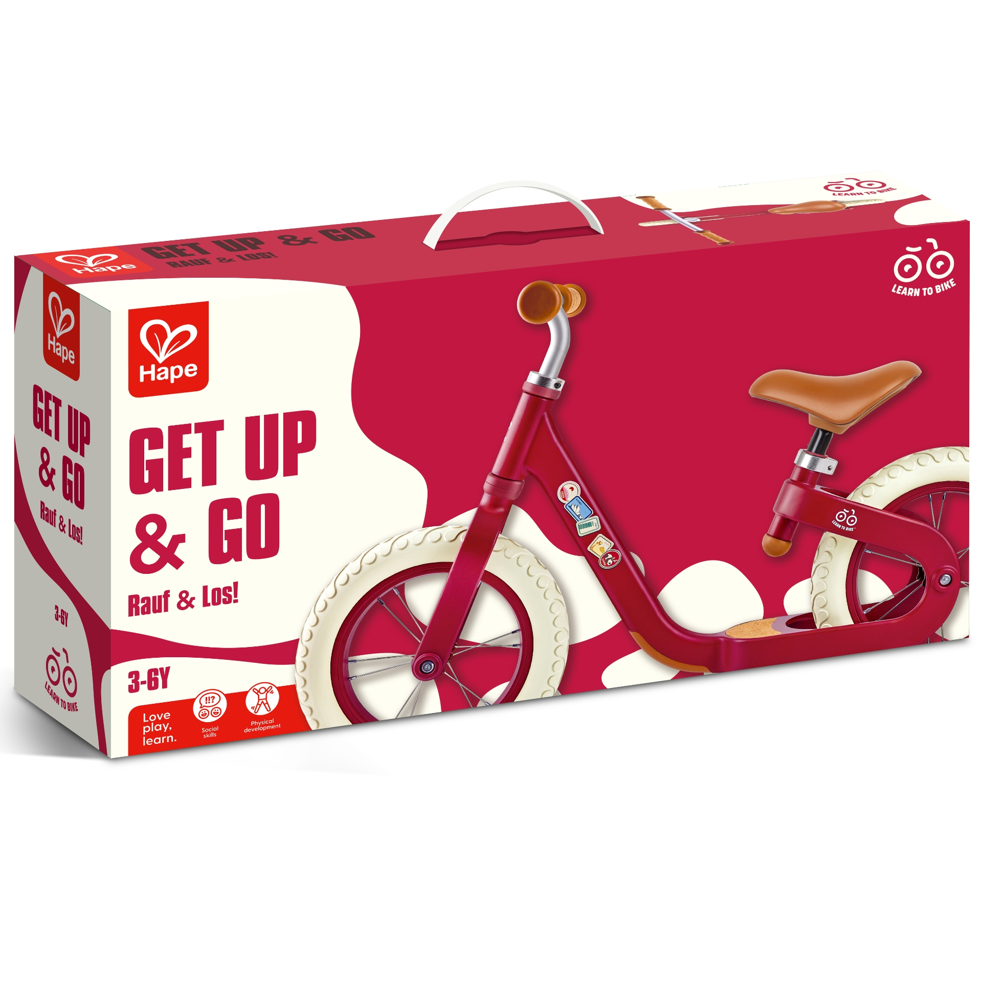 E1099_22 Bicicleta de echilibru Get Up & Go - Rosie - imagine 1