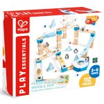 Jucarie din lemn - Marble Run Penguin Playland (112 piese)