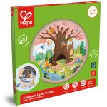 Puzzle in Lemn - Set 4 Anotimpuri (10, 12, 16 si 18 piese)