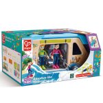 Jucarie din lemn - Furgoneta de aventura (23 piese)
