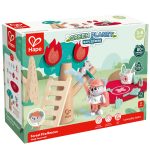 Jucarie din lemn- Set de joaca pompieri forestieri (17 piese)