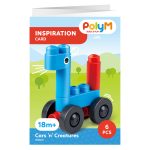 PolyM - Masini si creaturi (8 piese) - imagine 6