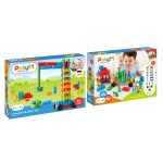 PolyM - Kit de constructor creativ (80 piese)